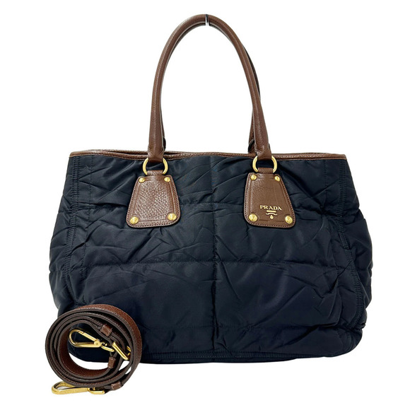 PRADA Handbags - Prada handbag for women and men, brand name, handbag/shoulder bag, 2-way, nyl...